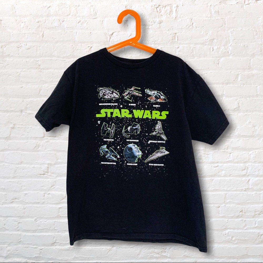 STAR WARS battle ships graphic t-shirt, size XL